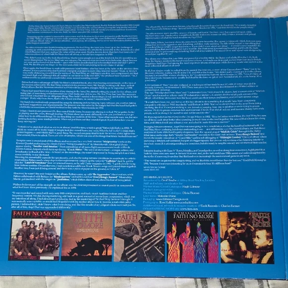 Faith No More Angel Dust Vinyl Record - Picture 3 of 4